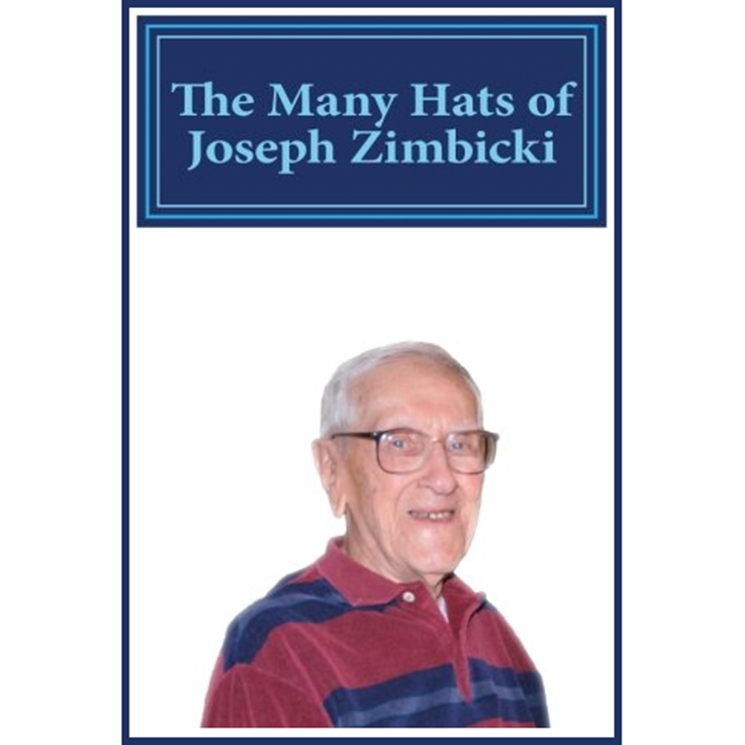 Portrait of Joseph Zimbicki in a red and blue striped collared shirt.